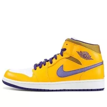 Кроссовки 1 средние Air Jordan, золотой