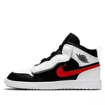 Кроссовки 1 средние альт Air Jordan, белый