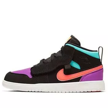 Кроссовки 1 средние альт Air Jordan, черный