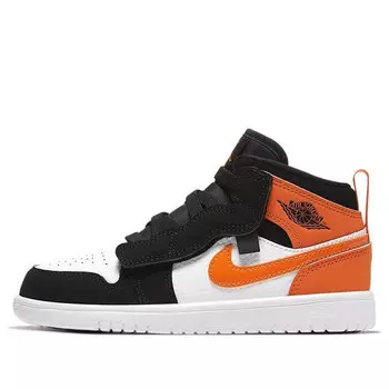 Кроссовки 1 средние альт Air Jordan, оранжевый