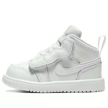 Кроссовки 1 средние альт Air Jordan, белый