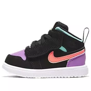 Кроссовки 1 средние альт Air Jordan, черный
