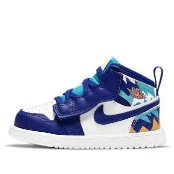 Кроссовки 1 средние альт Air Jordan, белый