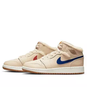Кроссовки 1 средние утилитарные Air Jordan, белый