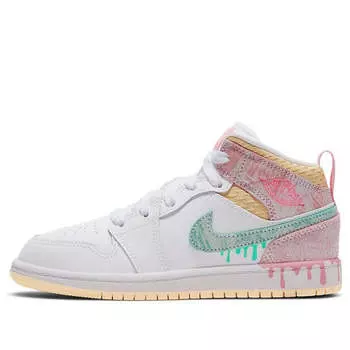 Кроссовки 1 средний размер Air Jordan, белый