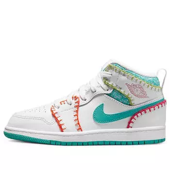 Кроссовки 1 средний размер Air Jordan, белый