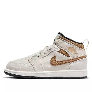 Кроссовки 1 средний размер Air Jordan, коричневый