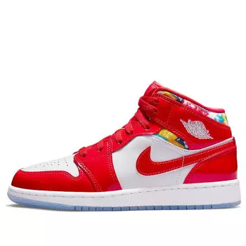 Кроссовки 1 средний размер Air Jordan, красный