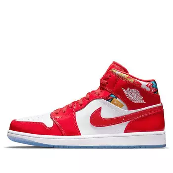 Кроссовки 1 средний размер Air Jordan, красный