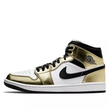 Кроссовки 1 средний размер Air Jordan, золотой