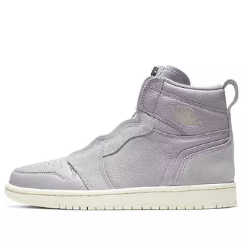 Кроссовки 1 высокая молния Air Jordan, серый