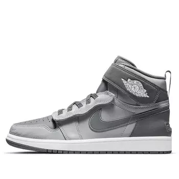 Кроссовки 1 высокие flyease Air Jordan, серый