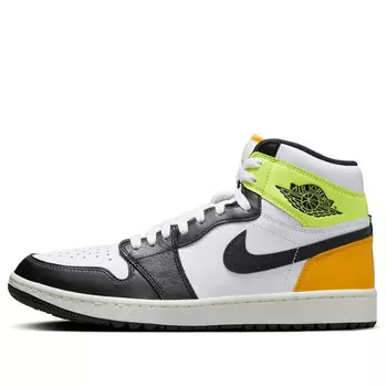 Кроссовки 1 высокие гольфы Air Jordan, белый