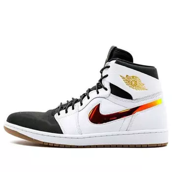 Кроссовки 1 высокие модерн Air Jordan, белый