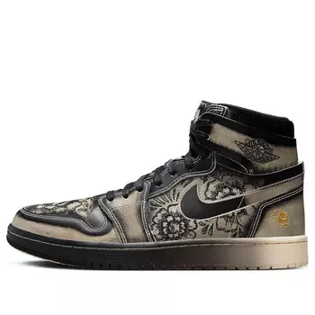 Кроссовки 1 высокие zoom air cmft 2 Air Jordan, черный