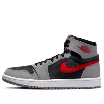 Кроссовки 1 высокие zoom air cmft 2 Air Jordan, серый