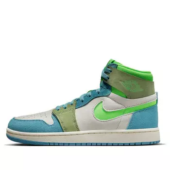 Кроссовки 1 высокие zoom air cmft 2 Air Jordan, синий