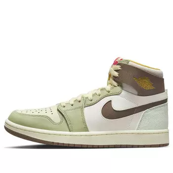 Кроссовки 1 высокие zoom air cmtf 2 Air Jordan, зеленый