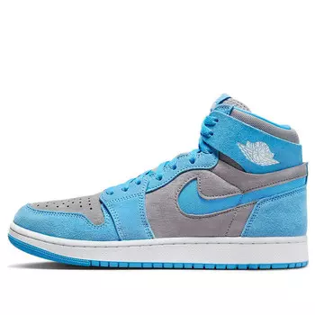 Кроссовки 1 высокие zoom комфорт 2 Air Jordan, серый