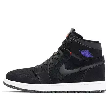 Кроссовки 1 высокие zoom комфорт Air Jordan, черный