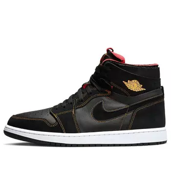Кроссовки 1 высокие zoom комфорт Air Jordan, черный