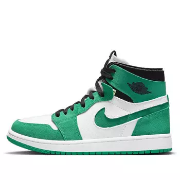 Кроссовки 1 высокие zoom комфорт Air Jordan, зеленый