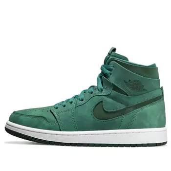 Кроссовки 1 высокие zoom комфорт Air Jordan, зеленый
