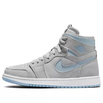 Кроссовки 1 высокие zoom комфорт Air Jordan, серый