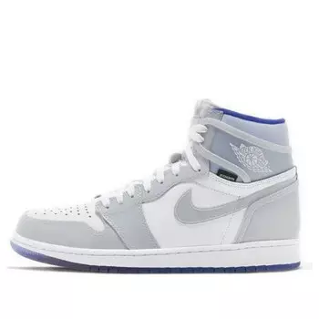 Кроссовки 1 высокие зум Air Jordan, белый
