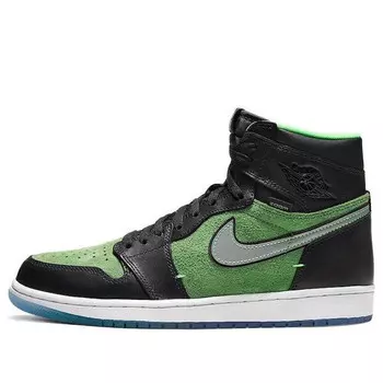 Кроссовки 1 высокие зум Air Jordan, черный