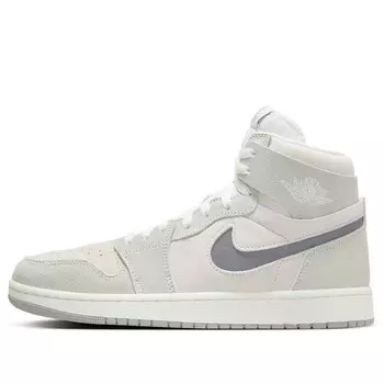 Кроссовки 1 высокие зум см фут 2 Air Jordan, белый