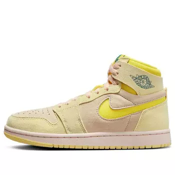Кроссовки 1 высокие зум см фут 2 Air Jordan, серый