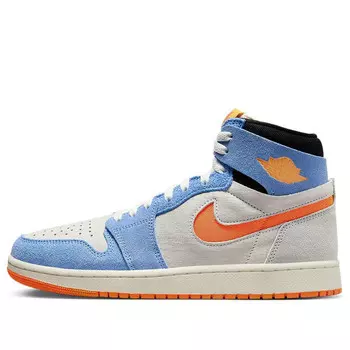 Кроссовки 1 высокие зум см фут 2 Air Jordan, синий