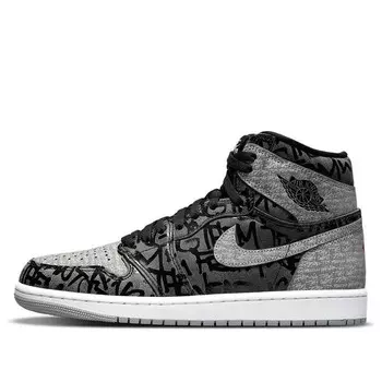 Кроссовки 1 высокий og Air Jordan, черный