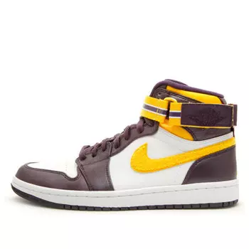 Кроссовки 1 высокий ремешок Air Jordan, фиолетовый