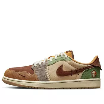 Кроссовки 1 x zion williamson retro low og 'voodoo' Air Jordan, мультиколор
