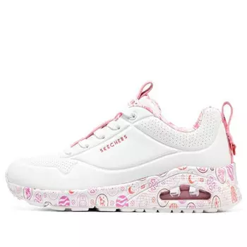 Кроссовки 2023 cny go year of the rabbit uno 'white pink' Skechers, белый