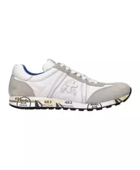 Кроссовки 206E из гибридной кожи и замши Premiata, мультиколор