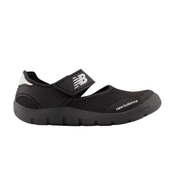 Кроссовки 208v2 Hook & Loop Sandal Big Kid Wide 'Black White', черный