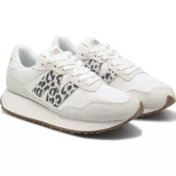 Кроссовки 237 retro New Balance, white/leopard/gum
