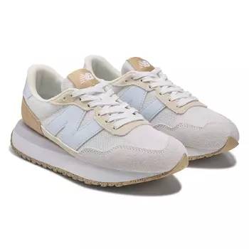 Кроссовки 237 retro от New Balance, white/tan/blue