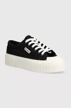 Кроссовки 2631 STRIPE PLATFORM Superga, черный