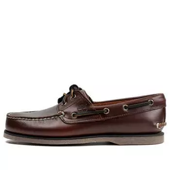 Кроссовки 2-eye lug handsewn boat shoe 'brown' Timberland, коричневый