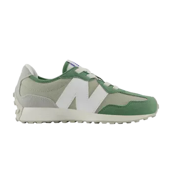 Кроссовки 327 Bungee Lace Little Kid Wide 'Mallard Green', зеленый