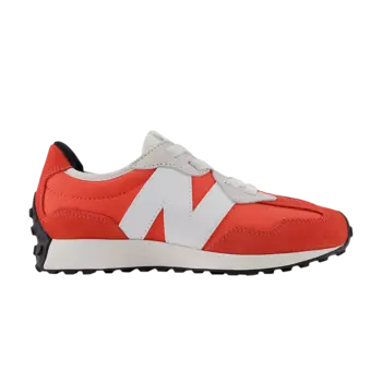 Кроссовки 327 Bungee Lace Little Kid Wide 'Red White', красный