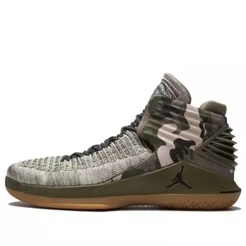Кроссовки 32 Air Jordan, зеленый