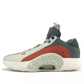 Кроссовки 35 низкие Air Jordan, серебряный