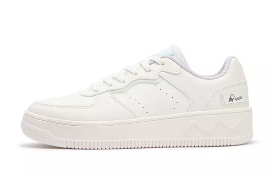 Кроссовки 361° Air Force One Skateboarding Shoes Women's Low-top Feather White/tulle Blue, синий