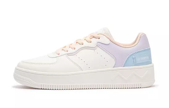 Кроссовки 361° Air Force One Skateboarding Shoes Women's Low-top Feather White/glacial Blue, синий