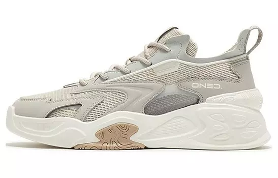 Кроссовки 361° Jincheng Lifestyle Shoes Men Low-top Gray/Yellow, цвет Oat milk/pumice color